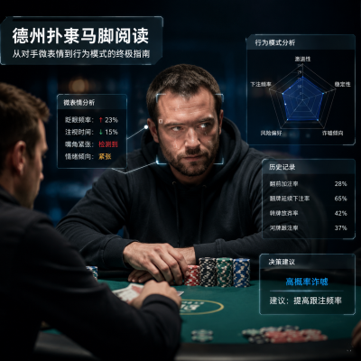 德州扑克马脚阅读：从对手微表情到行为模式的终极指南