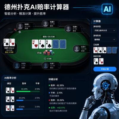 德州扑克AI赔率计算器在线：从入门到精通的全攻略