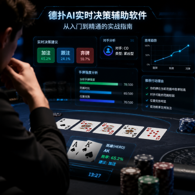德扑AI实时决策辅助软件：从入门到精通的实战指南