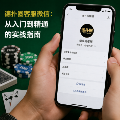 德扑圈客服微信：从入门到精通的实战指南