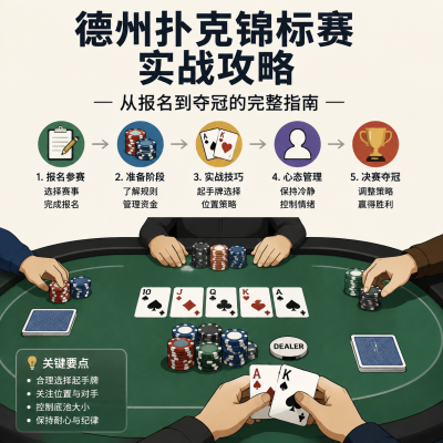 德州扑克锦标赛实战攻略：从报名到夺冠的完整指南