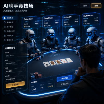 德州扑克AI牌手竞技场注册全攻略：从入门到精通