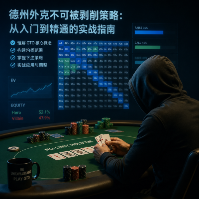德州扑克不可被剥削策略：从入门到精通的实战指南