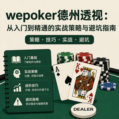wepoker德州透视：从入门到精通的实战策略与避坑指南