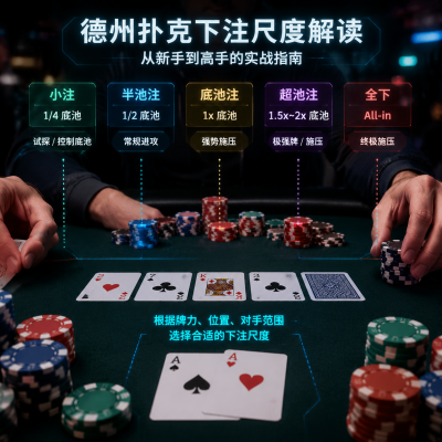 德州扑克下注尺度解读：从新手到高手的实战指南