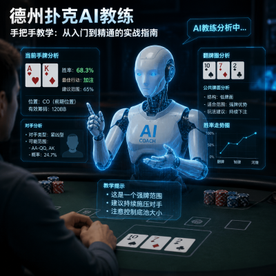 德州扑克AI教练手把手教学：从入门到精通的实战指南